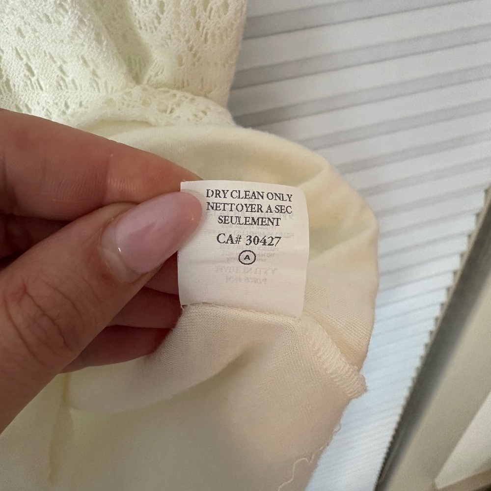 Ivory Lace Boho Mini Dress - Picture 11 of 12